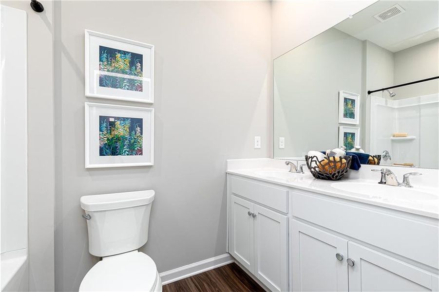 Furnished interior view inside a new home in Madison at Buice Lake, Acworth (Image 34).