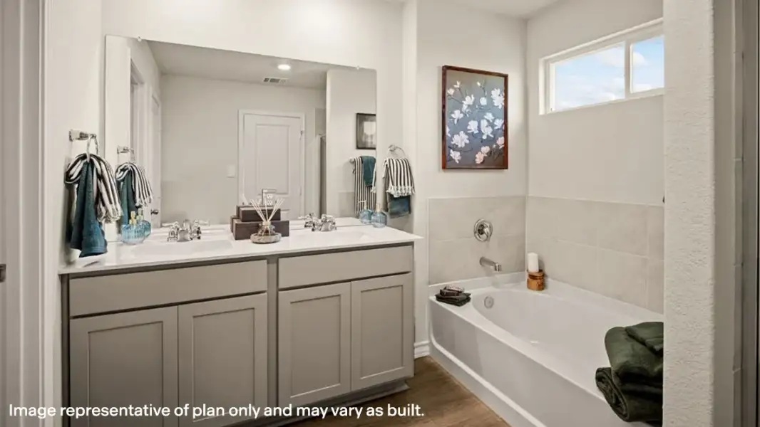 Representative furnished interior of a home built from the The Knight by D.R. Horton in Brookstone Creek, San Antonio (Image 15). Representative furnished interior of a home built from the The Knight by D.R. Horton in Brookstone Creek, San Antonio (Image 15).