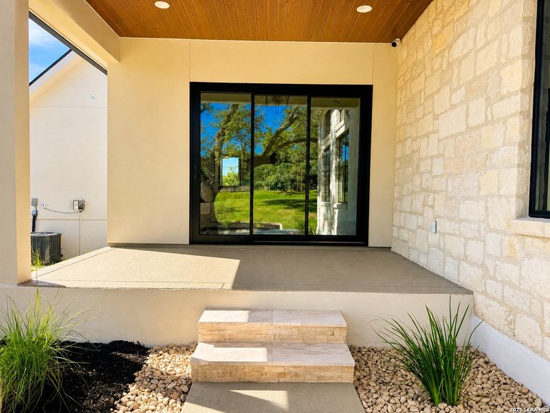 Exterior details and patio area of a home in , Boerne (Image 3). Exterior details and patio area of a home in , Boerne (Image 3).