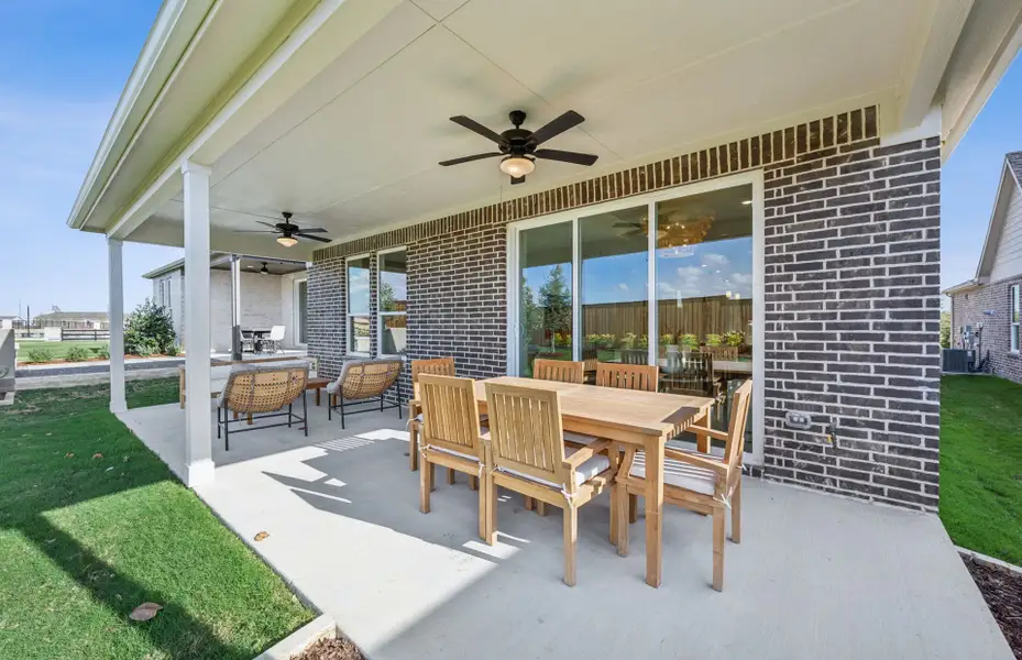 Exterior details and patio area of a home in Del Webb at Legacy Hills, Celina (Image 2).