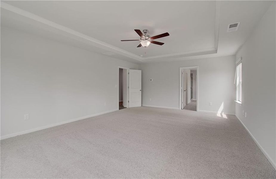 Spacious, unfurnished interior of a new home in Cambria at Traditions, Hampton (Image 35). Spacious, unfurnished interior of a new home in Cambria at Traditions, Hampton (Image 35).