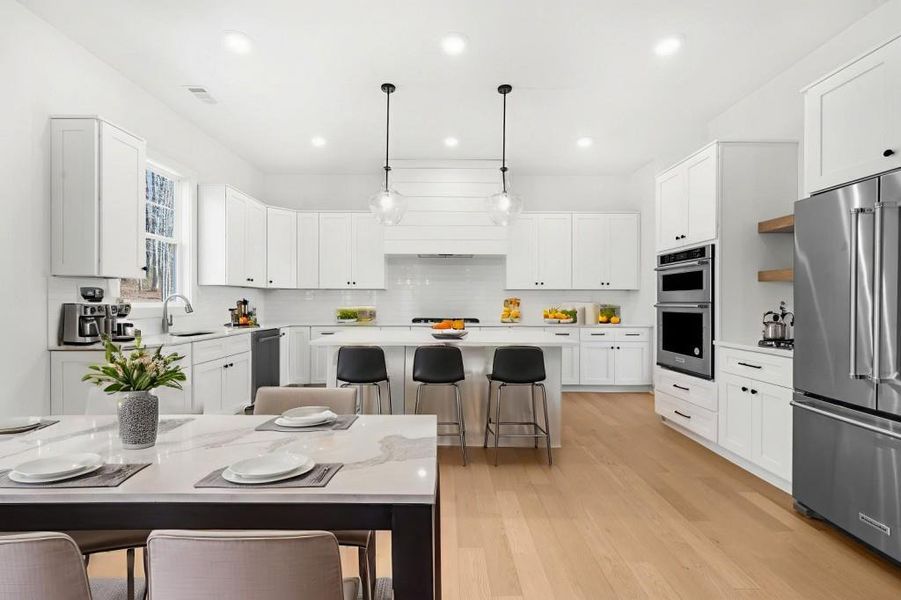 Furnished interior view inside a new home in , Canton (Image 36).