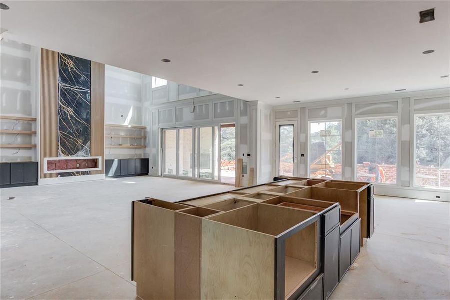 In-progress construction of a new home in , Buford, GA (Image 40).