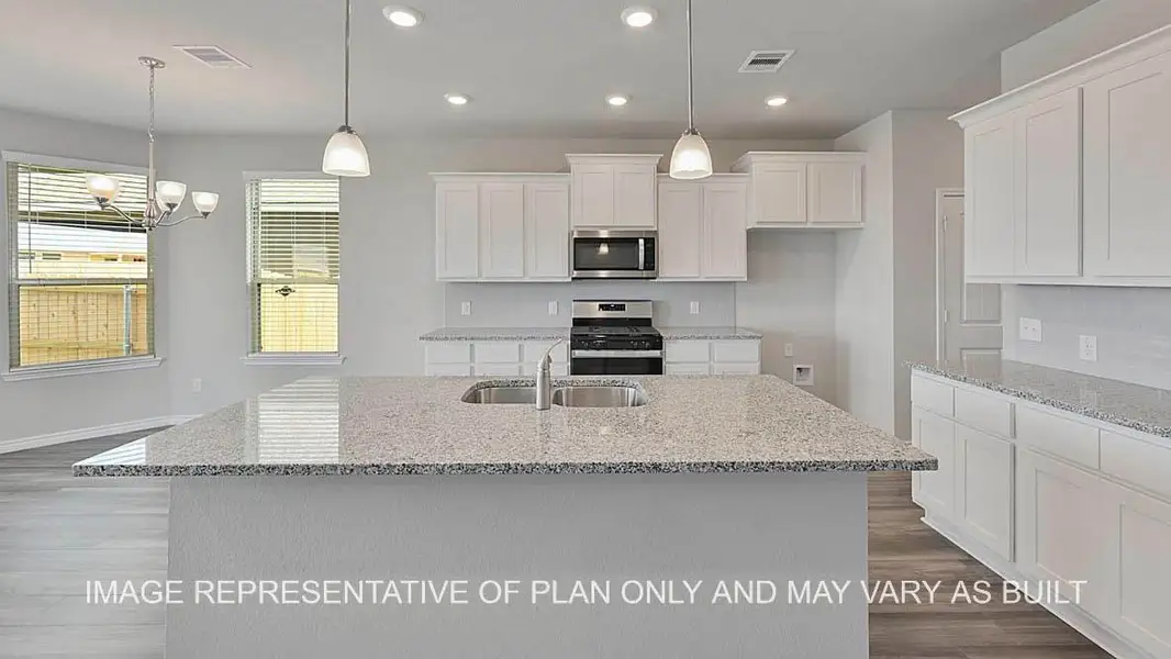 Furnished interior view inside a new home in Southern Pointe, College Station (Image 4).