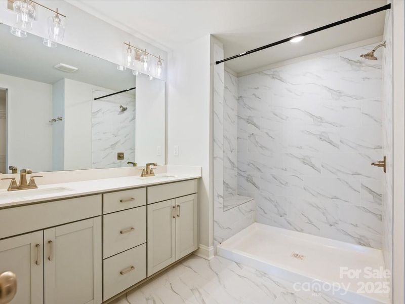 Furnished interior view inside a new home in North Creek Village - Townhomes, Huntersville (Image 7). Furnished interior view inside a new home in North Creek Village - Townhomes, Huntersville (Image 7).