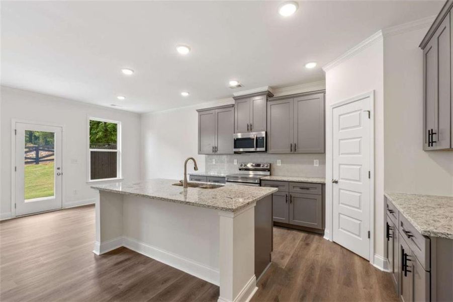 Furnished interior view inside a new home in Porter Reserve, Decatur (Image 6). Furnished interior view inside a new home in Porter Reserve, Decatur (Image 6).