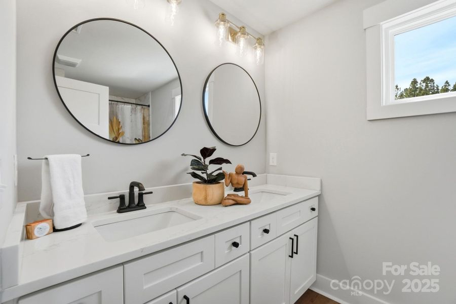 Furnished interior view inside a new home in , Clover (Image 11).