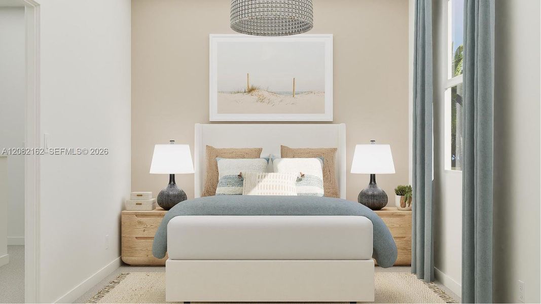 Furnished interior view inside a new home in Emerald Palms, Miami (Image 8).