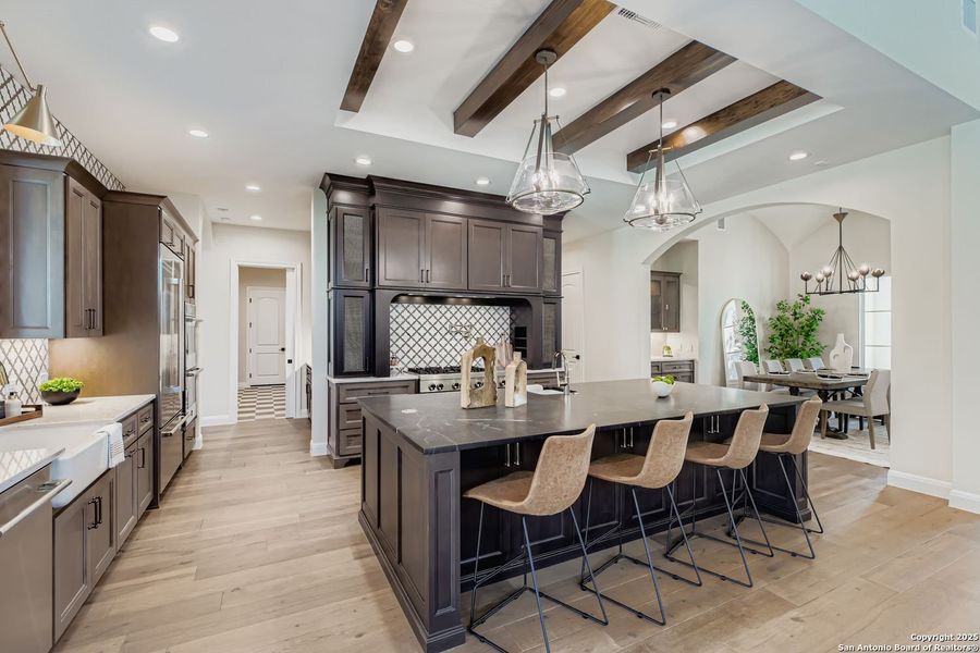 Furnished interior view inside a new home in The Bluff At The Dominion, San Antonio (Image 15).