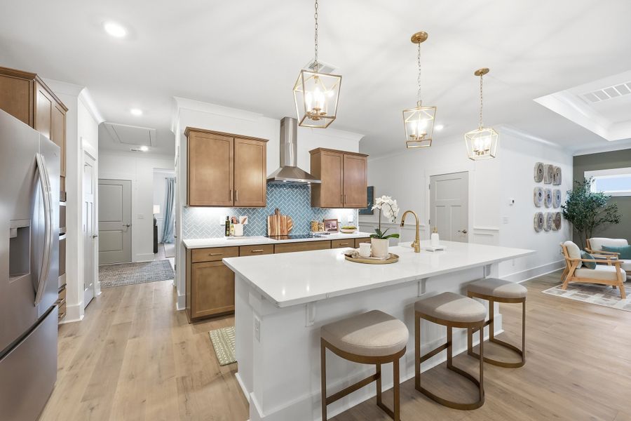Representative furnished interior of a home built from the Carolyn II by Great Southern Homes in Edgefield, Loris (Image 39).