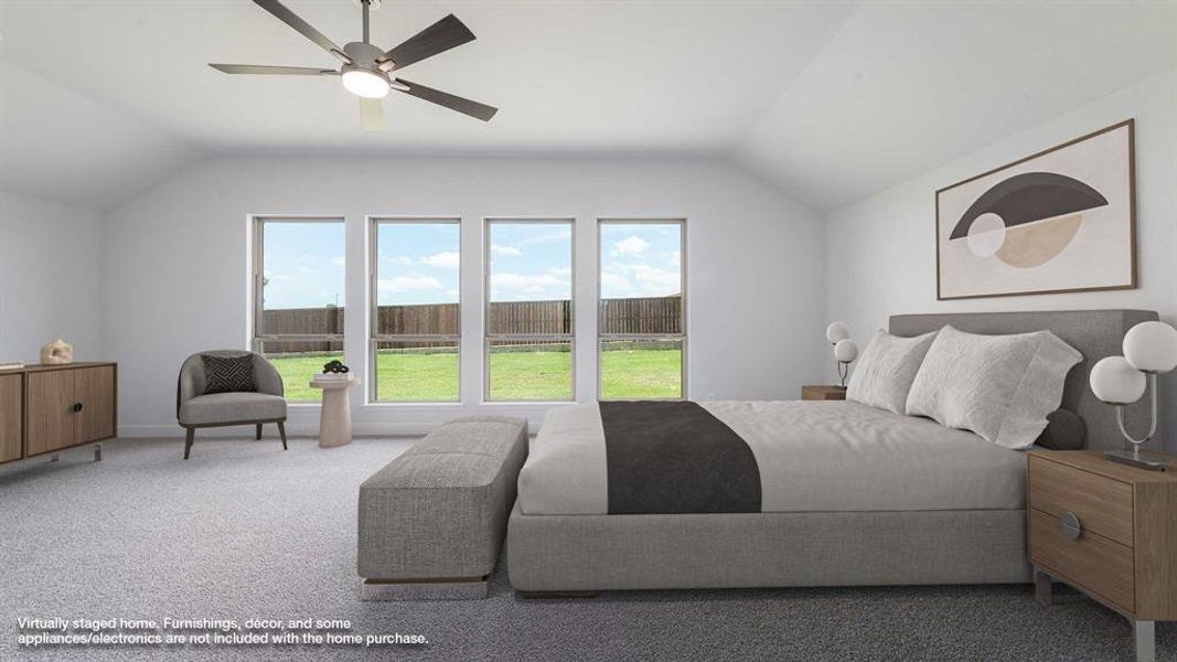 Furnished interior view inside a new home in Talon Hills 60'/70', Fort Worth (Image 12).