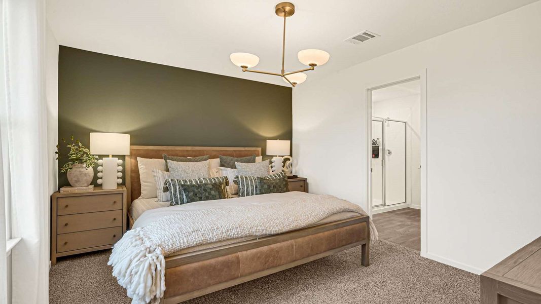 Furnished interior view inside a new home in Milo Farms, Needville (Image 25).
