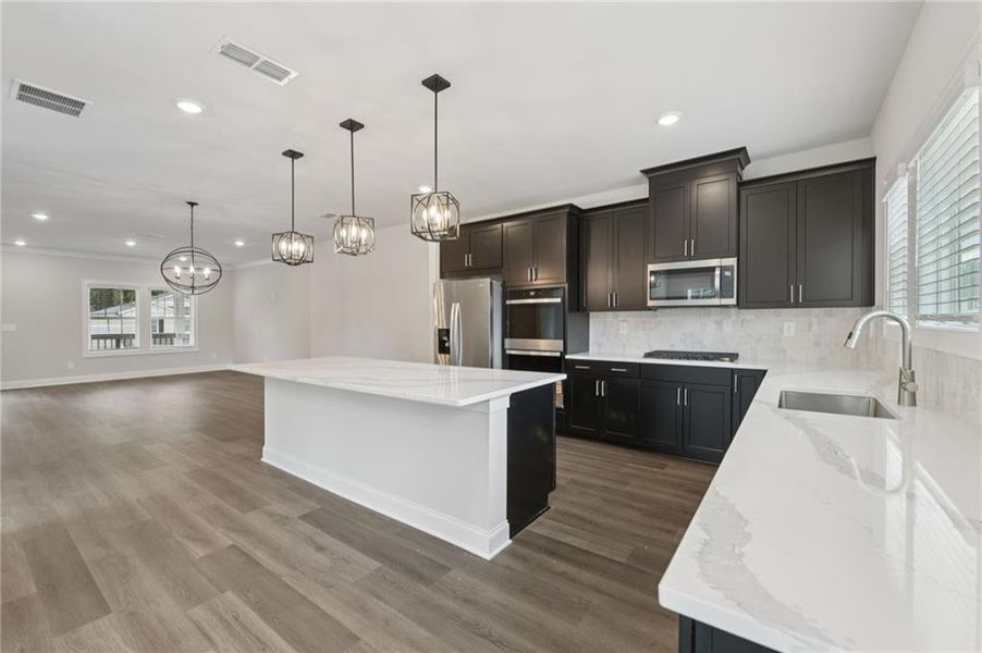 Furnished interior view inside a new home in Martin Springs - Highland Series, Lawrenceville (Image 12).