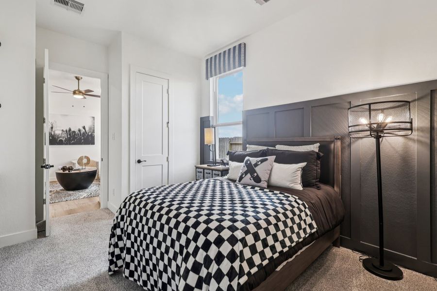 Furnished interior view inside a new home in Wood Leaf Reserve, Tomball (Image 13).