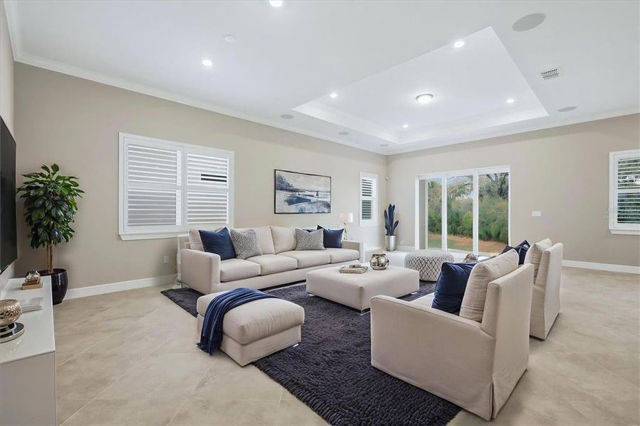 Furnished interior view inside a new home in , Parrish (Image 6).