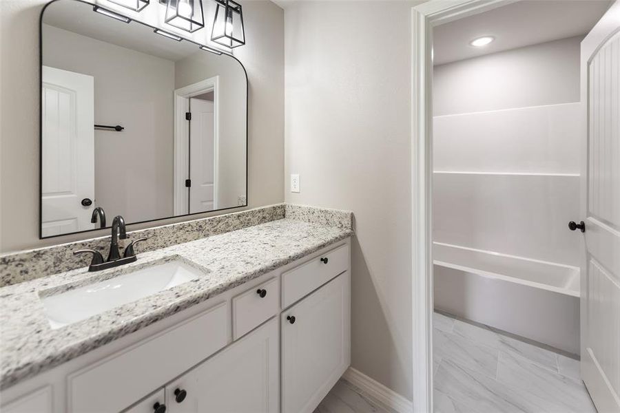 Hall bathroom