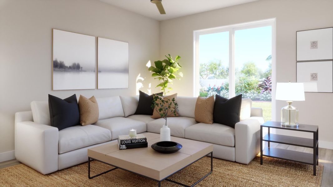 Family Room | Haven | Hodges Reserve | New Homes In Howey-in-the-Hills, FL by Landsea Homes