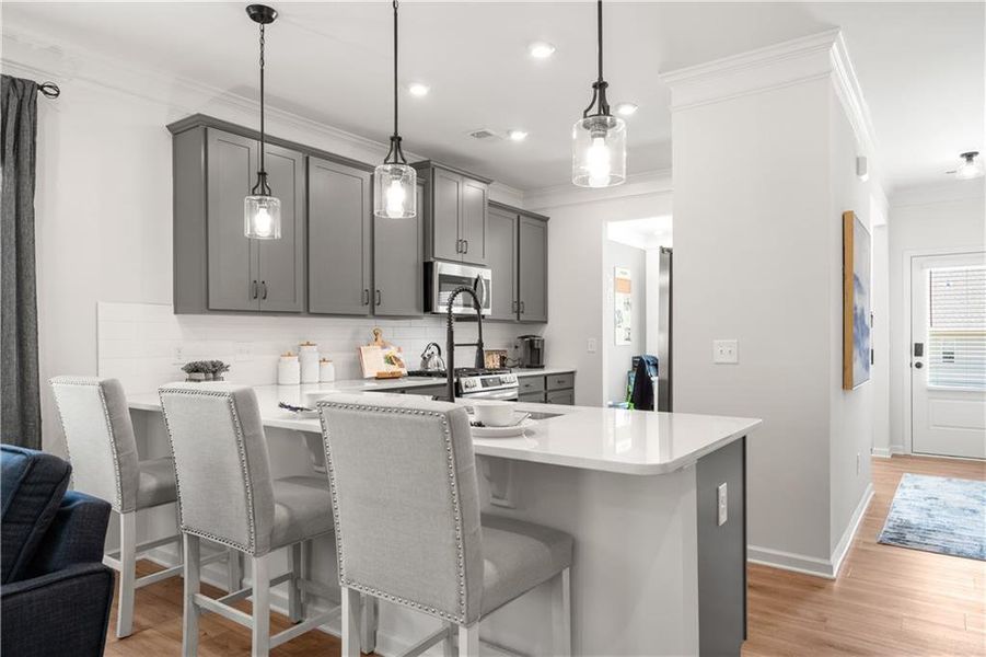 Furnished interior view inside a new home in Laurel Ridge, Rock Spring (Image 25).