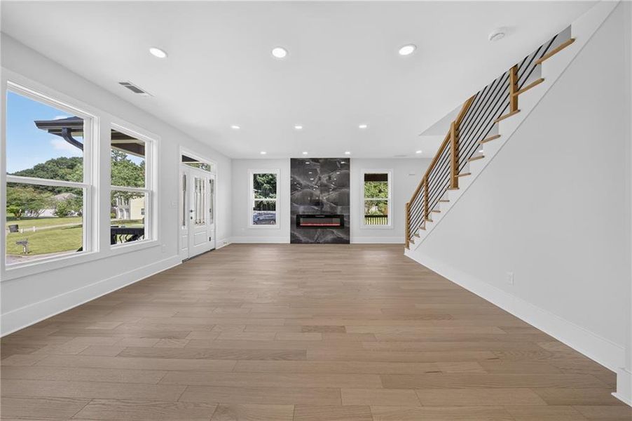 Spacious, unfurnished interior of a new home in , Loganville (Image 63). Spacious, unfurnished interior of a new home in , Loganville (Image 63).