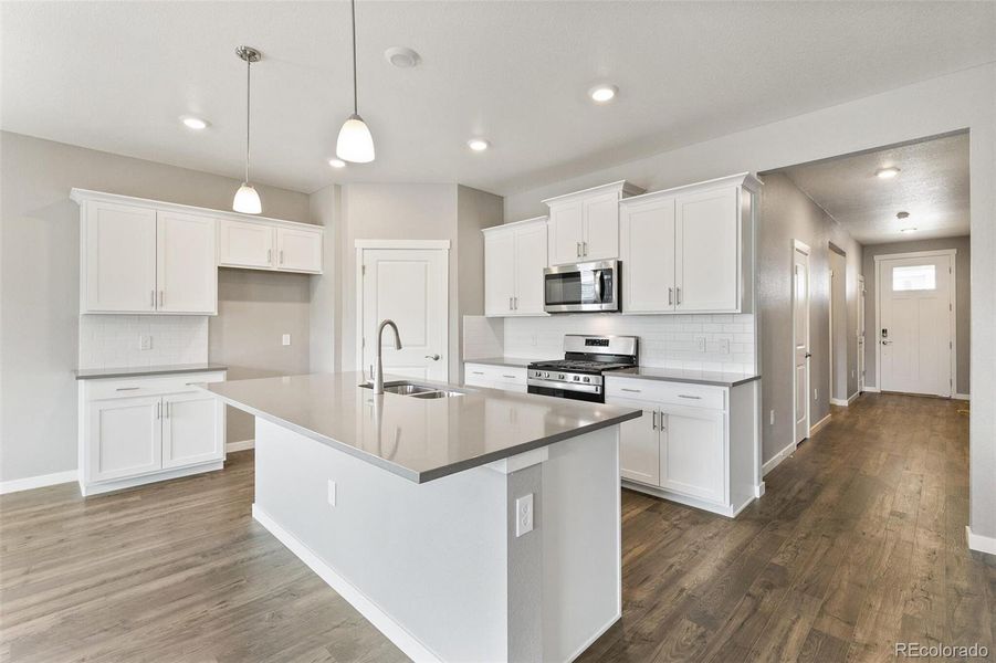 Furnished interior view inside a new home in Spring Valley Ranch, Elizabeth (Image 8).