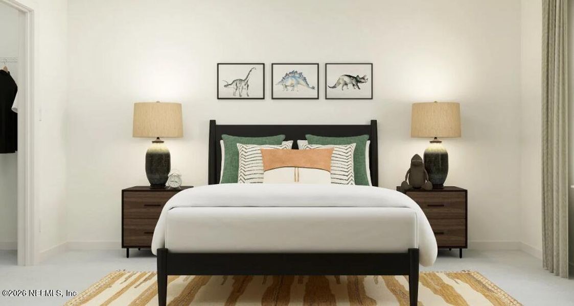 Furnished interior view inside a new home in Cove at Southwood, Jacksonville (Image 12).