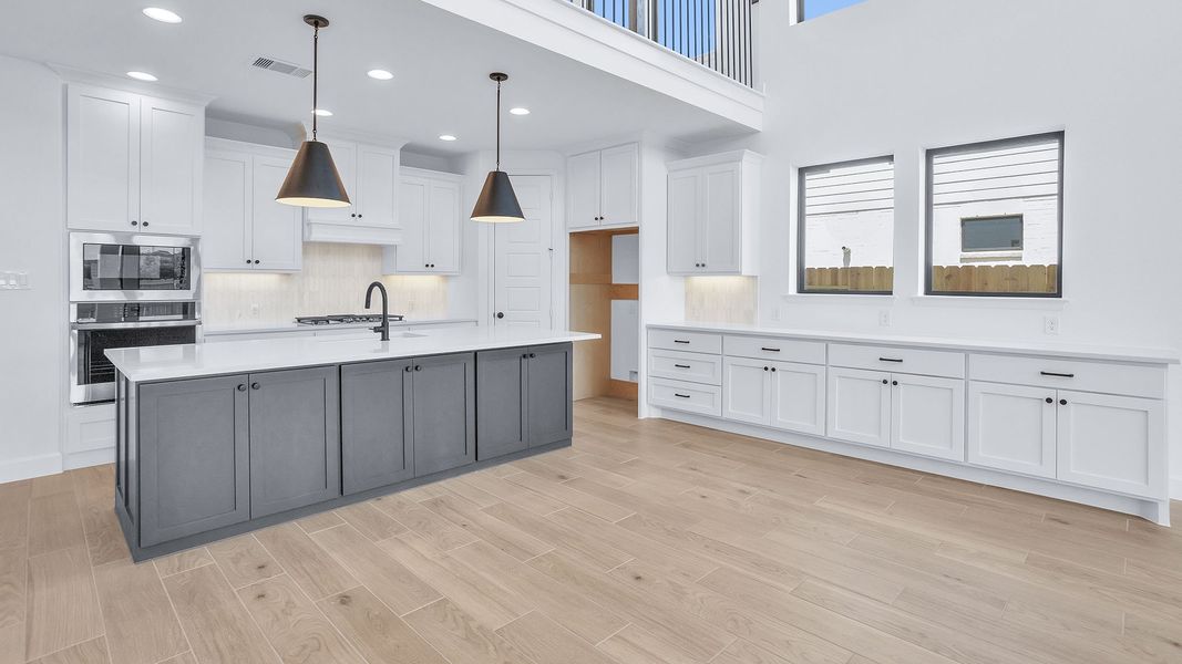 Furnished interior view inside a new home in Lakes of Cane Island, Katy (Image 10).