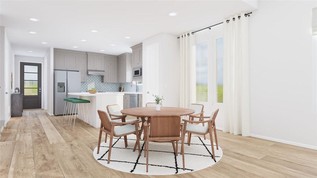 Furnished interior view inside a new home in Anniston, Katy (Image 3).