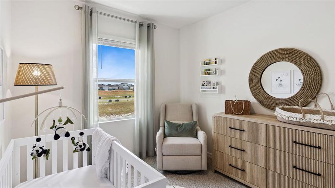 Furnished interior view inside a new home in Crosswinds, Haines City (Image 14).