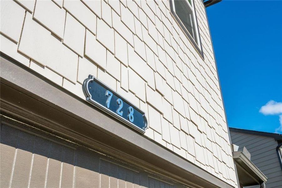 Exterior details and patio area of a home in Avignon - Townhomes, Cumming (Image 19). Exterior details and patio area of a home in Avignon - Townhomes, Cumming (Image 19).