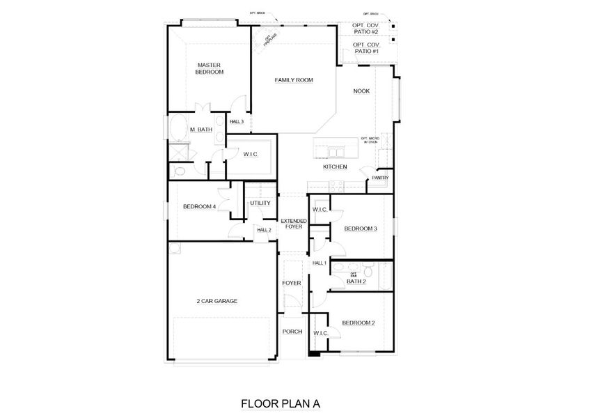 2D floor plan layout of this home in El Dorado, Granbury, TX (Image 3). 2D floor plan layout of this home in El Dorado, Granbury, TX (Image 3).