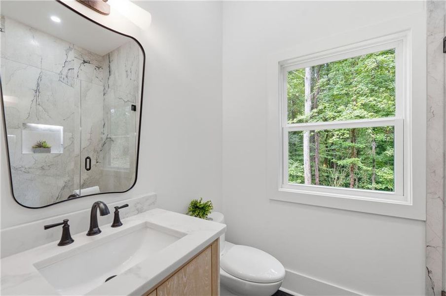 Furnished interior view inside a new home in , Marietta (Image 17).