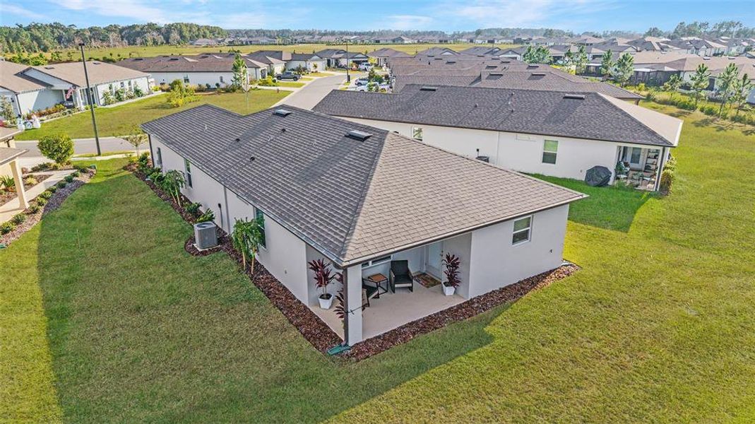 Exterior details and patio area of a home in Del Webb Stone Creek, Ocala (Image 19).