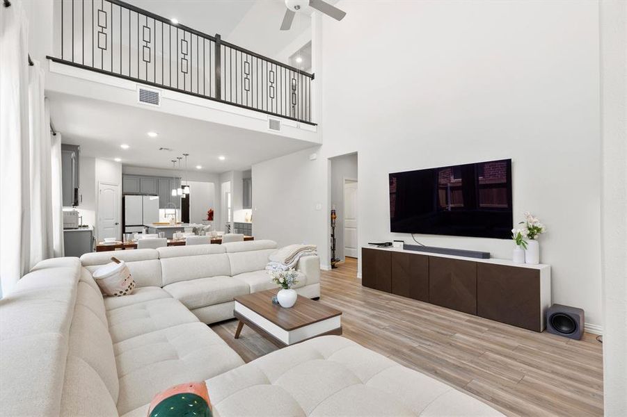 Furnished interior view inside a new home in Riverset, Garland (Image 13). Furnished interior view inside a new home in Riverset, Garland (Image 13).