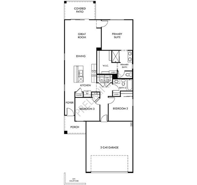 2D floor plan layout of this home in Summerstone II, Marana, AZ (Image 2). 2D floor plan layout of this home in Summerstone II, Marana, AZ (Image 2).
