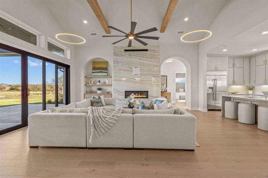 Furnished interior view inside a new home in , Northlake (Image 15).