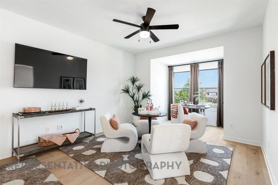 Furnished interior view inside a new home in Mosaic, Celina (Image 27).