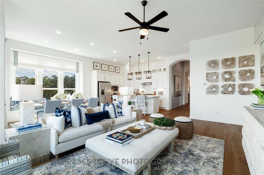 Furnished interior view inside a new home in , Haslet (Image 7). Furnished interior view inside a new home in , Haslet (Image 7).