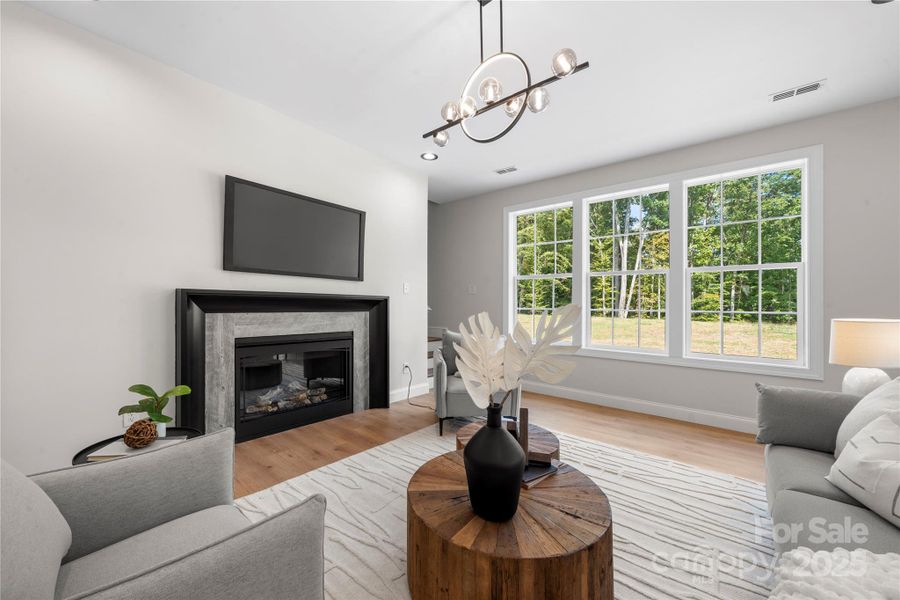 Furnished interior view inside a new home in , Maiden (Image 8). Furnished interior view inside a new home in , Maiden (Image 8).