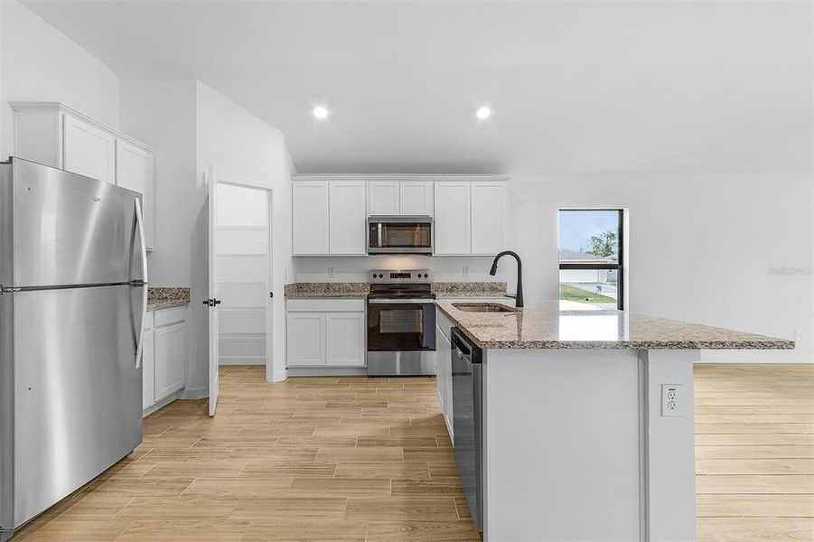 Furnished interior view inside a new home in , North Port (Image 4).
