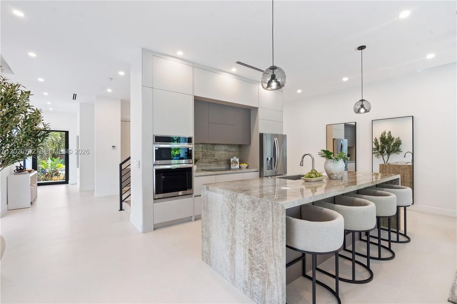 Furnished interior view inside a new home in , Fort Lauderdale (Image 16).