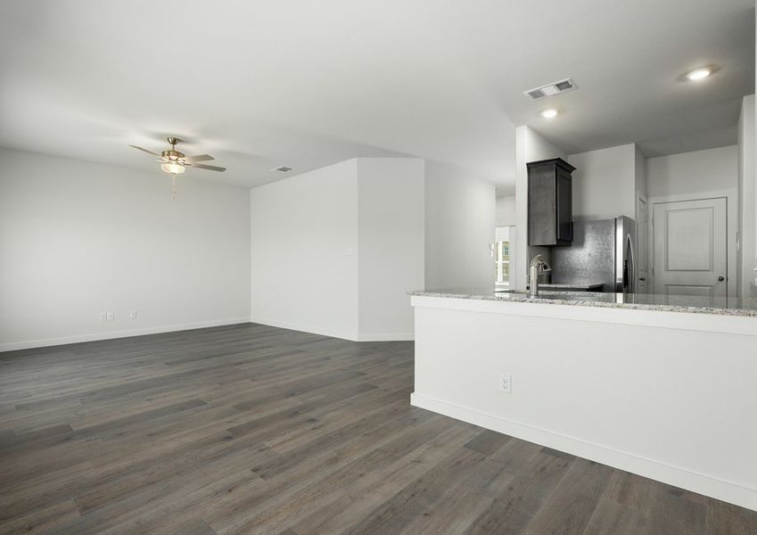 Representative unfurnished interior of a home built from the Amelia by LGI Homes in Vista West, Fort Worth (Image 7).
