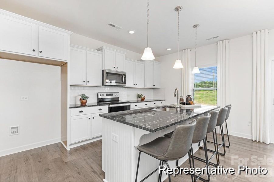 Furnished interior view inside a new home in Eagles Crest, Pageland (Image 7). Furnished interior view inside a new home in Eagles Crest, Pageland (Image 7).