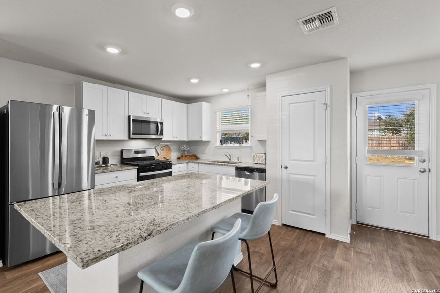 Furnished interior view inside a new home in , San Antonio (Image 10).