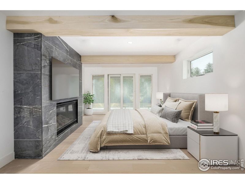 Furnished interior view inside a new home in , Denver (Image 10).