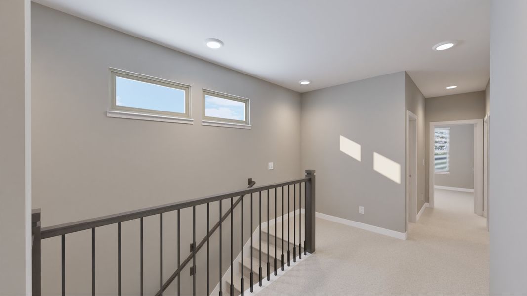 Representative unfurnished interior of a home built from the Santa Rosa by Tricoast Homes in Summer Place  35', Montgomery (Image 26).