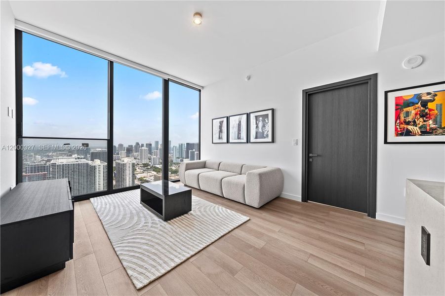 Furnished interior view inside a new home in , Miami (Image 14).
