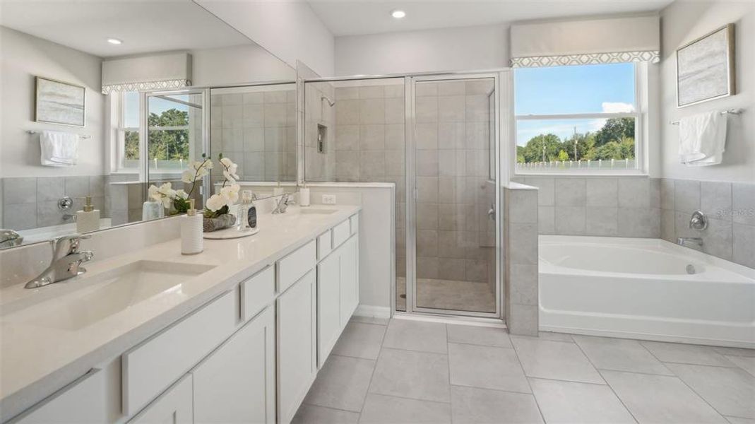 Furnished interior view inside a new home in Archer at Two Rivers, Zephyrhills (Image 22).