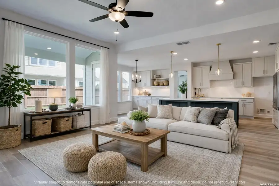 Furnished interior view inside a new home in Megan's Landing, Castroville (Image 13).