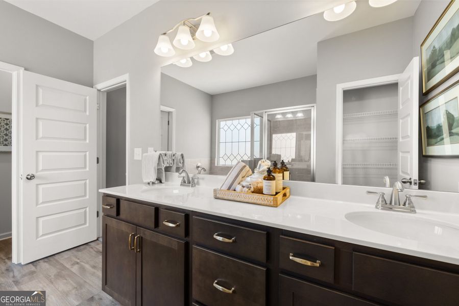 Furnished interior view inside a new home in Trellis Park, Hampton (Image 28).
