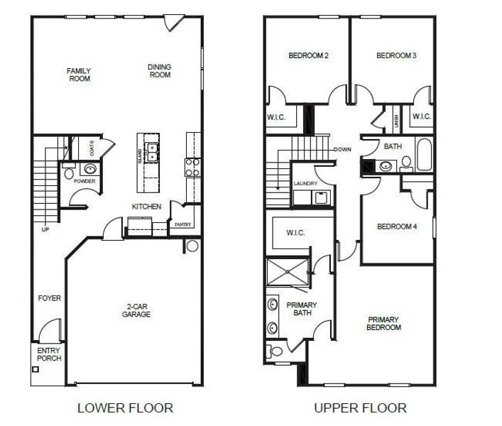2D floor plan layout of this home in , Norcross, GA (Image 5).